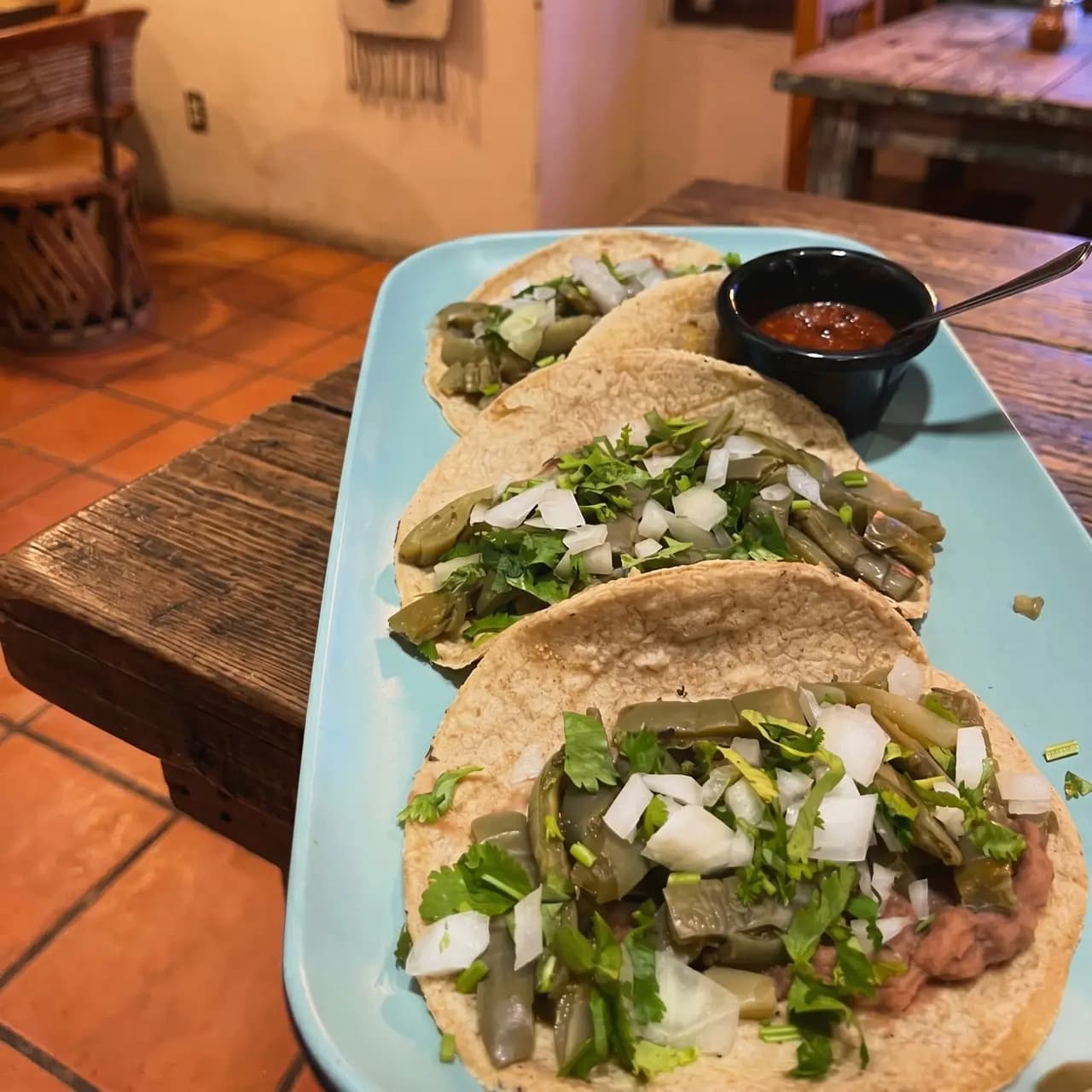 Tacos vegetarianos